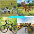 Hestya Bike Mirror 360 Degree Adjustable Safe Rotatable Handlebar Mirror Bicycle Mirror Cycling Rear View Mirror Shockproof Acrylic Convex Mirror ...