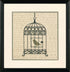 Dimensions Needlecrafts Stamped Embroidery, Vintage Birdcage......