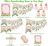 Peter Bottle Wraps - 20 Rabbit Water Bottle Labels - Rabbit Party Decorations - Peter Party Supplies - Blue Bottle...