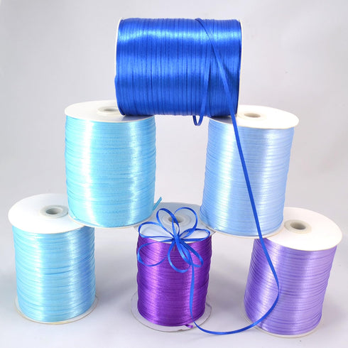 1/8-Inch Satin Ribbon by 870 Yard Giant Spool | Double Face Woven Polyester Ribbon Hanging Tag&Card for Art Projects | No Fading Scrapbook Fabric ...