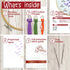 Embroidery Kit for Beginners 'Lavender' - Fun Starter Kit for Hand Embroidery with Stamped Pattern, Pre-Sorted Floss and Bamboo Hoop - for Adults ...
