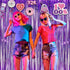 Purple Tinsel Curtain Party Backdrop - GREATRIL Foil Fringe Curtain Party Photo Booth Streamers for Hunters Mermaid Themed Decorations - 1m x 2.5m...