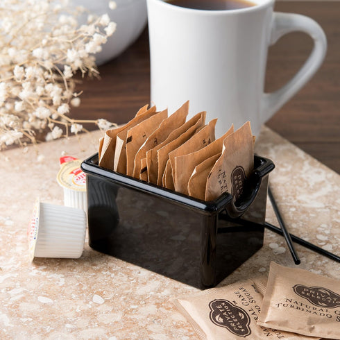 Carlisle FoodService Products Sugar Caddy for Kitchens, Plastic, 20 Packets, Black, Small...