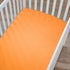 American Baby Company Supreme 100% Natural Cotton Jersey Knit Fitted Crib Sheet for Standard Crib and Toddler Mattresses, Orange, Soft Breathable,...