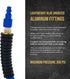 Master Elite Series 12 Piece Industrial I/M Type Plug Fittings Set with 1/4" NPT Female Threads - Attach to Quick-Connect Couplers, Air Hoses, Com...