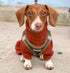 Fitwarm Knitted Dog Sweaters, Turtleneck Pet Pajamas, Dog Winter Clothes for Small Dogs Boy Girl, Cat Apparel, Dark Orange, XXL...