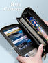 Women's Wallet, Black, Faux Leather, RFID Protected, 8.9" x 4.7" x 0.8"...