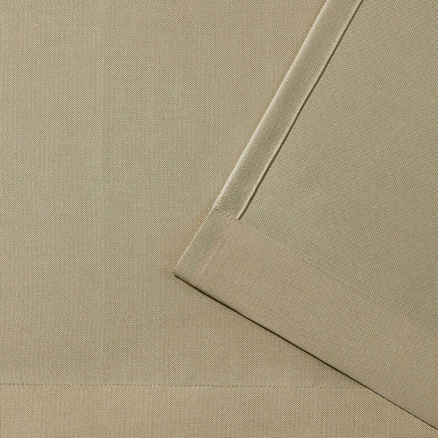 Exclusive Home Biscayne Indoor/Outdoor Two Tone Textured Grommet Top Curtain Panel, 54"x120", Sand, Set of 2...
