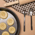 Fox Run Cat and Dog Paw Print Baking Spoons For Cookie Decoration, Set of 2, Stainless Steel...