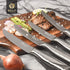 BILL.F Steak knives Serrated Steak Knife Set Stainless Steel Steak Knife Set of 4...