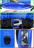 Waterproof Dry Bags Set Of 3 Dry Bag With 2 Zip Lock Seals & Detachable Shoulder Strap, Waist Pouch & Phone Case - Can Be Submerged Into Water - F...