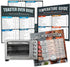 Toaster Oven Cheat Sheet Cooking Times Chart Magnet Accessories, Baking & Grilling Cookbooks, Food Temperature Guide Compatible with Breville, Cui...