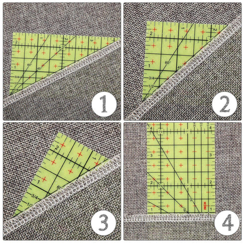 Weewooday 2 Pcs Hot Iron Ruler Hot Ironing Measuring Ruler Hot Hem Ruler for Sewing Hot Hemmer Ruler Pressing Tool Heat Resistant Ruler DIY Tool Q...