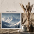Posterizer 1 pcs-beautiful snowy mountain and trees winter scene-Landscape & Nature Art-GIft for Men Women Teens-Living Room Bedroom Decor- unfram...