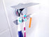 Toothbrush Holder Jewelry Toothpaste Razor Organizer Suction Cup, Mirror, Tile, Wall Mounted, Gift for Bathroom Shower, Does NOT Fall Bathroom Acc...