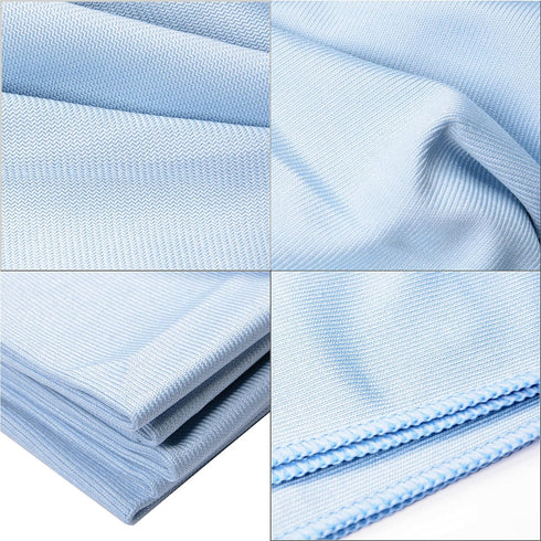 8Pcs Microfiber Towel Cleaning Cloth Mop for Glass Windows Mirrors Home Kitchen Car (16“”x16“)...