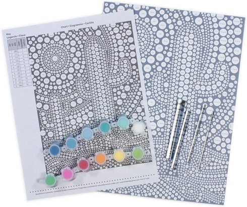 Dimensions Southwest Cactus Acrylic Dot Painting Kit for Adults and Kids, Multicolor...