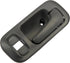Dorman 80680 Front Passenger Side Interior Door Handle Compatible with Select Honda Models, Smooth; Gray, Black...