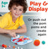 Creativity for Kids Pom Pom Pictures: Transportation - Train and Plane - Preschool Learning Activity, Sensory Toys for Toddlers Ages 3-4+...
