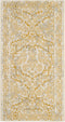 SAFAVIEH Evoke Collection Accent Rug - 2'2" x 4', Ivory & Gold, Shabby Chic Oriental Design, Non-Shedding & Easy Care, Ideal for High Traffic Area...