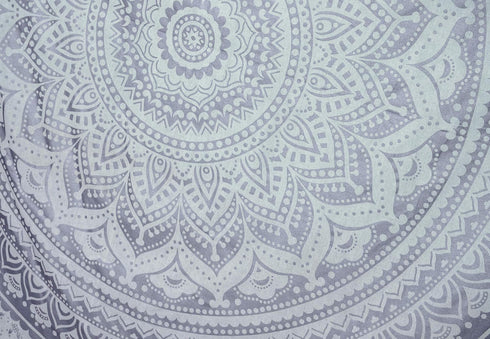 Popular Handicrafts Tapestry Wall Hanging Hippie Ombre Mandala Bohemian Hippy Metallic Shine Intricate Indian Tapestries Bedspread 54 x 82 Inches ...