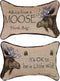 Manual The Lodge Collection Reversible Throw Pillow, 12.5 X 8.5-Inch, Advice from a Moose X Your True Nature...