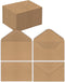 Better Office Products Kraft Mini Envelopes, 100-Pack, Strong 35 lb. Paper, Pointed Flap, Use with Gift Cards, Cash, RSVP Cards, Business Cards, F...