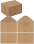 Better Office Products Kraft Mini Envelopes, 100-Pack, Strong 35 lb. Paper, Pointed Flap, Use with Gift Cards, Cash, RSVP Cards, Business Cards, F...