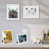 Beyond Your Thoughts 11"X14" Real Wood (Hang/Stand) White Picture Photo Frame with Matted for 8"X10" or 9"x12" Photo for Wall and Table Top-Mounti...