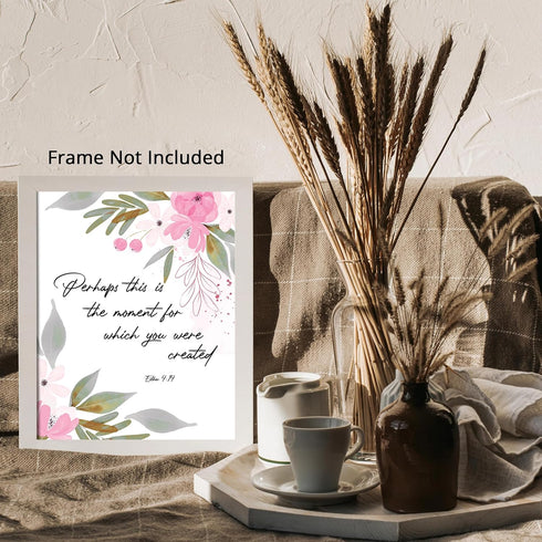 Posterizer 1 pcs-This Is The Moment-Bible verse-Religious Posters-Motivational & Inspirational Art-Gifts for Christians-Gift for Daughter, Son, Ki...