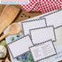 Meadowsweet Kitchens Recipe Card Set - 25 Double Sided Recipe Cards 4 x 6 Inch, Perfect Size Blank Cards for a Recipe Card Box, Make Your Own Pers...