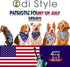 4th of July Dog Bandana - American Flag Dog Bandanas for Small, Medium, Large Dogs, Patriotic USA Independence Day Dog Puppy Collar Scarf for Dogs...