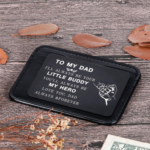 Son to My Dad Wallet Insert Card Valentine’s Day Gifs From Son For Dad Fathers Day Gifs Christmas Birthday Son To Step Dad from Little boy Kids I ...