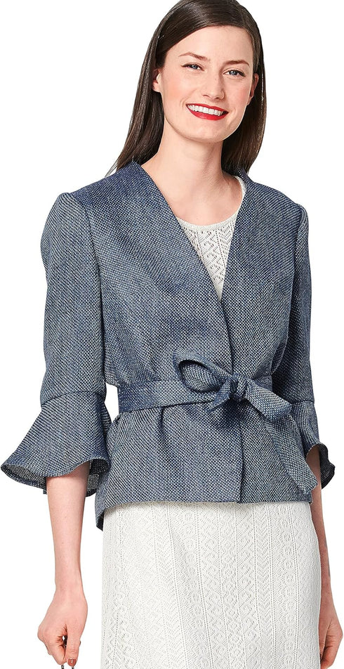 Burda Style Misses' Lined Jacket, Code 6100 Sewing Pattern Kit, Sizes 8-18, Multicolor...