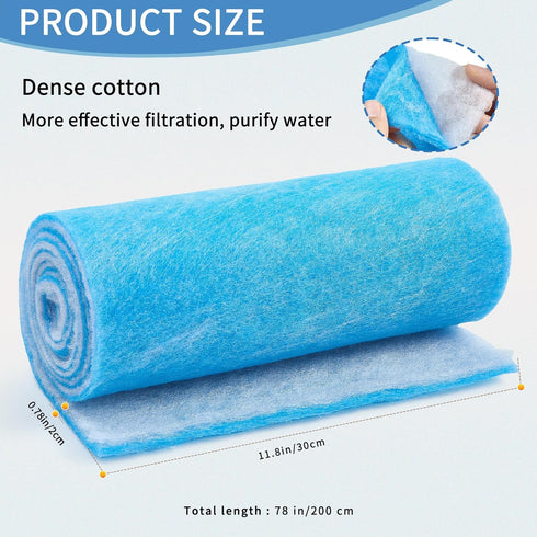 Aquarium Filter Sponge Fish Tank Pond Filter Media Filters Pad for Fish Tank,Filter Freshwater, Saltwater Aquariums, Reusable Fish Pond Filter Mat...