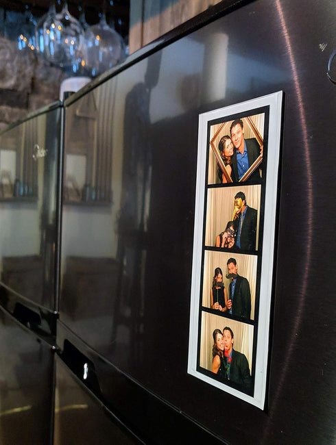 Photo Booth Nook | 2x6 Flexible Magnetic Photo Booth Picture Frames (10 Count) | Crystal Clear Display with Strong Magnet...