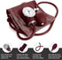 ASA TECHMED Manual Blood Pressure Monitor - Aneroid Sphygmomanometer Blood Pressure Cuff arm for Nurses Universal (Maroon) Standard...