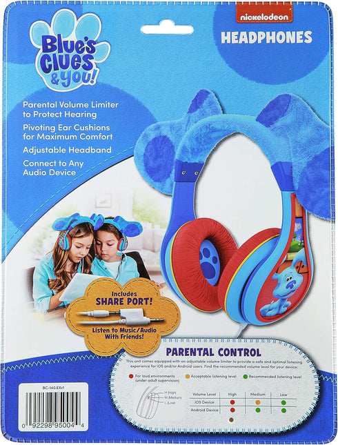 eKids Blue’s Clues and You Headphones for Kids, Includes Share Port...