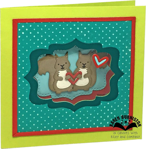 KB Riley Karen Burniston Katherine Label Pop-Up Die Set 1011...