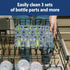 Dr. Brown's Dishwasher Basket for Small Baby Bottle Parts, Pacifiers, and Accessories, Clean, Store and Organize Newborn Essentials, BPA free...