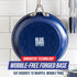 Blue Diamond 10" Nonstick Frying Pan Skillet, Diamond Infused PFAS & PTFE-Free Ceramic Pot, Dishwasher & Oven Safe, Stay Cool Handle, Durable Non ...