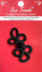 Chinese Frogs Button Closures Hook & Eye Fastener - Sewing Quilting Renaissance Dance Hawaiian Bridal Costumes Outfit Drapery Home Decor- BLACK - ...