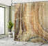 Ambesonne Marble Shower Curtain, Onyx Stone Surface Pattern Banded Variety Differing Lines Image Print, Cloth Fabric Bathroom Decor Set with Hooks...