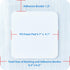 Areza Medical - Foam Wound Dressing Polyurethane - Sterile - 6.5" x 6.5" (16.5 cm x 16.5 cm) - Adhesive Border - 5 PCS - FSA/HSA Approved...
