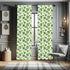 Lunarable Leaf Window Curtains, Tropical Jungle Rainforest Leaves Palm Mango Tree Wild Leaves Art Print, Lightweight Decor 2-Panel Set with Rod Po...