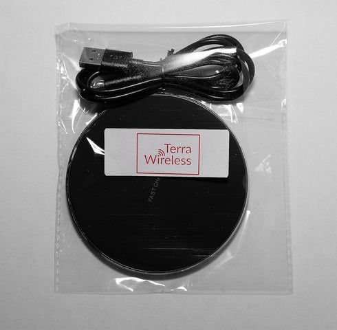 15W Fast Charge Wireless Charger Pad Charging Stand, Cell Phone Charging Pad, Smartphone Wireless Charger pad for Samsung, iPhone, Google Pixel, L...