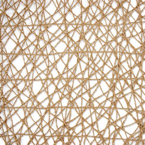 DII Woven Paper Tabletop Collection Holiday or Event Décor, Square Placemat Set, 16x16, Taupe, 6, Piece...