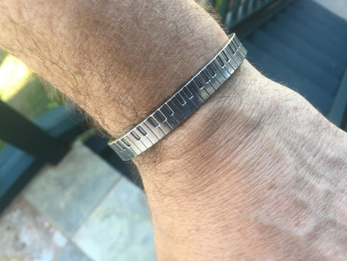 Piano Cuff Inspirational Jewelry Bracelet - Great Piano Gift for Music Teachers, Musicians, and Music Students By Whitney Howard Designs...