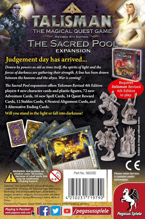 Pegasus Spiele Talisman: The Sacred Pool Board game Purple...
