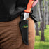 OUTDOOR EDGE Zip Blade - 4.0" Fixed Blade Hunting Knife for Skinning and Gutting Big Game - Includes Black Nylon Belt Sheath...